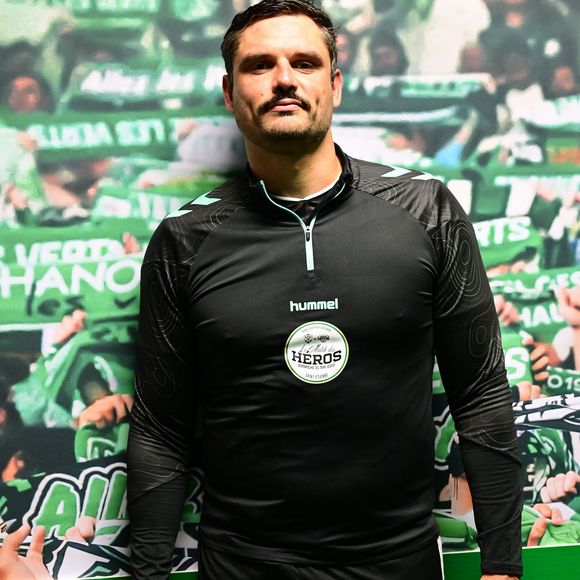 EXCLUSIF - Portrait de Florent Manaudou - Match des héros au stade Geoffroy-Guichard de Saint-Etienne le 31 mai 2026. Les Légendes des Verts et la Team des Héros ont fait le spectacle ce dimanche soir à Geoffroy-Guichard (3-4). Ovationnés par plus de 17 000 spectateurs, leur participation, et celle du peuple Vert, va permettre de faire avancer la recherche contre la maladie de Charcot.  © Romain Doucelin/Bestimage