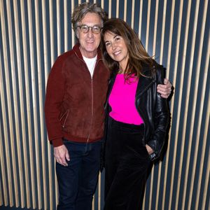 François Cluzet et sa femme Narjiss Slaoui-Falcoz - Avant Première Parisienne du film «Seule la terre est éternelle » à l'UGC Danton le 22 mars 2022. © Olivier Borde / Bestimage