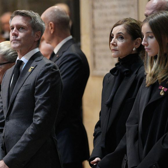 Marina Ricolfi Doria, Le prince Emmanuel-Philibert de Savoie, La princesse Clotilde Courau de Savoie, La princesse Vittoria de Savoie, La princesse Luisa de Savoie - La cérémonie funéraire de Victor Emmanuel de Savoie, fils du dernier roi d'Italie, en la cathédrale Saint-Jean-Baptiste de Turin, le 10 février 2024.

 SGP / BESTIMAGE