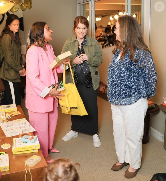 Eugenie d'York s'est rendue à Soho pour un événement de shopping et de soins pour bébés et enfants, organisé à l'occasion de la journée de la presse de Fuse Communications. 7 mai 2026. © Backgrid UK/ Bestimage
