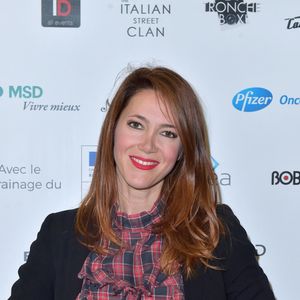 Exclusif - Sandra Lou au photocall de la 15ème édition du "Challenge Laurette Fugain au Grand Palais à Paris, le 7 octobre 2017. 

Photo : Gorassini-Perusseau / Bestimage