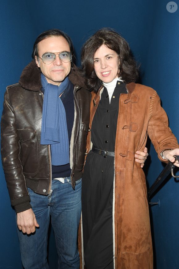 Bertrand Burgalat et sa femme Vanessa Seward - A. Dombasle et N. Ker en concert lors du cocktail de la première du film "Alien Crystal Palace" au club "Le Silencio" à Paris le 23 janvier 2019. © Coadic Guirec /Bestimage (No Web - No Blog pour suisse et Belgique)