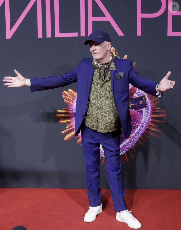 Le réalisateur Jacques Audiard au photocall de la première du film Emilia Perez à Mexico le 15 janvier 2025.