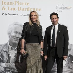 Christelle Bardet et Laurent Gerra, lors de la cérémonie de clôture de la 12e édition du Festival du film Lumière à Lyon, du 10 au 18  octobre 2020.

© Sandrine Thesillat / Panoramic / Bestimage