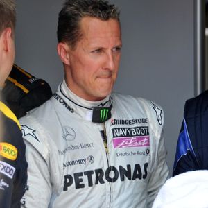 Michael Schumacher au Grand Prix de Silverstone. Credit: Davidson/GoffPhotos.com