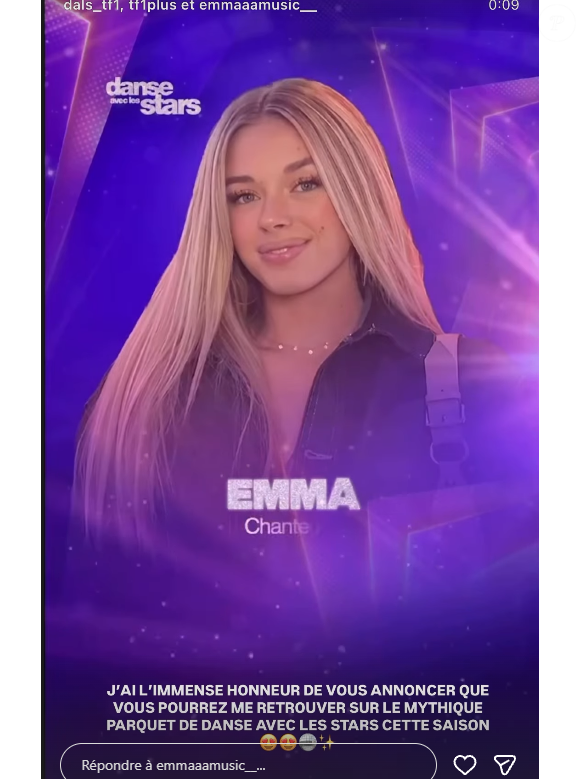 Emma (Star Academy 2024) sur Instagram