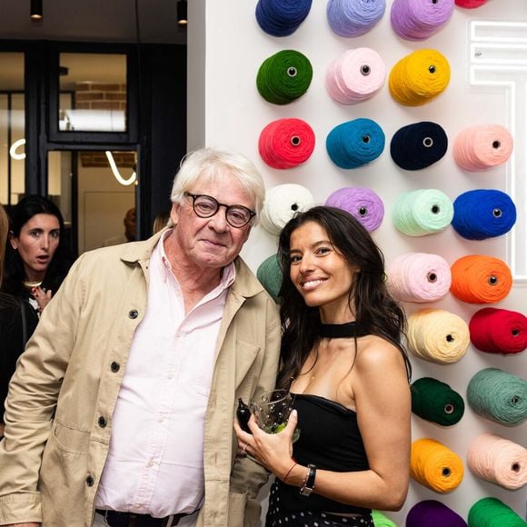Exclusif - Ninon Dechavanne Patrice Carmouze à l'inauguration de la boutique de Ninon Dechavanne un Tufting Studio, un atelier dédié à l'exploration créative,où chacun peut s'initier à l'art du Tufting et concevoir sa propre œuvre, à Paris, France, le 11 septembre 2025. © Julien Sarkissian/Bestimage