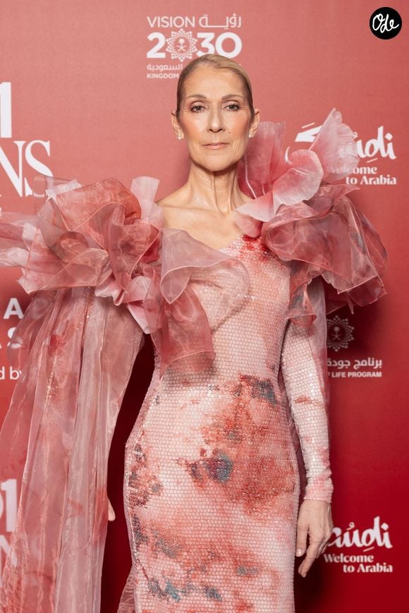 Celine Dion au photocall du défilé anniversaire Elie Saab "1001 Seasons of Elie Saab" à l'espace "The Venue" à Riyad, Arabie saoudite le 13 novembre 2024.
© Tiziano Da Silva / Bestimage