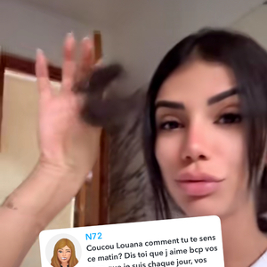 "Je suis tombée, j'étais en état de choc, et ce qui m'a le plus choquée c'est la quantité de cheveux que j'ai perdu, vous n'imaginez pas. Je pense qu'avec l'impact, ma tête a frappé et glissé", explique-t-elle

Louana Franco révèle avoir perdu beaucoup de cheveux suite à son accident à cheval au Maroc. Snapchat