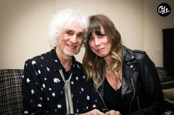 Louis Bertignac, son épouse Laetitia dans les backstages du concert au Trianon Paris et diffusé en direct sur Olympia TV, à Paris, France, le 18 janvier 2025.

© Jack Tribeca/Bestimage