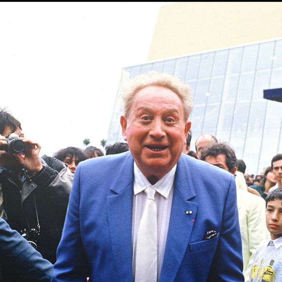 Archives - Charles Trenet lors du Festival de Cannes 1985 Angeli-Rindoff / Bestimage.