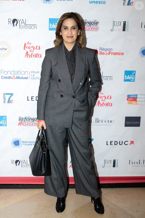 Sonia Mabrouk participe au festival du livre 'Des Livres, Des Artistes' à la Maison de la Chimie le 01 décembre 2024 à Paris, France. Photo par Nasser Berzane/ABACAPRESS.COM