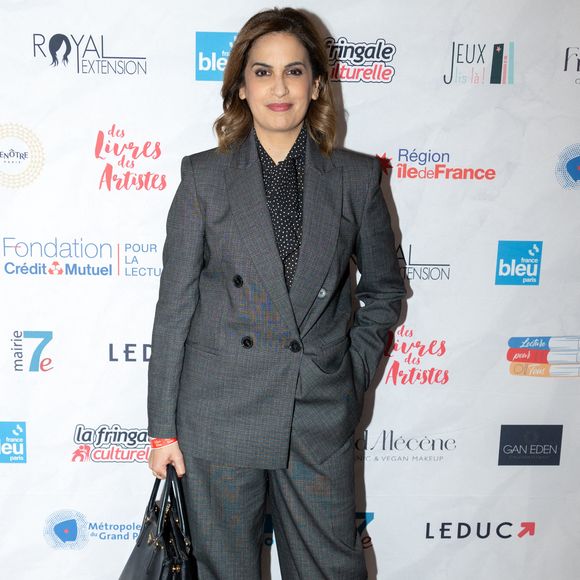 Sonia Mabrouk participe au festival du livre 'Des Livres, Des Artistes' à la Maison de la Chimie le 01 décembre 2024 à Paris, France. Photo par Nasser Berzane/ABACAPRESS.COM