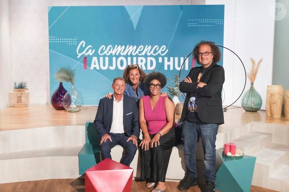 Exclusif - Laurent Karila, Amina Yamgnane, Marc Geiger - - La nouvelle saison de l'émission "ça commence aujourd'hui" sur France 2.

Paris le 1er septembre 2023.

© Jack Tribeca / Bestimage