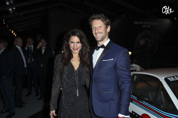 Romain Grosjean et sa femme Marion Jolles au Festival international de l'automobile à Paris, le 28 janvier 2020.

© Gwendoline Le Goff / Panoramic / Bestimage