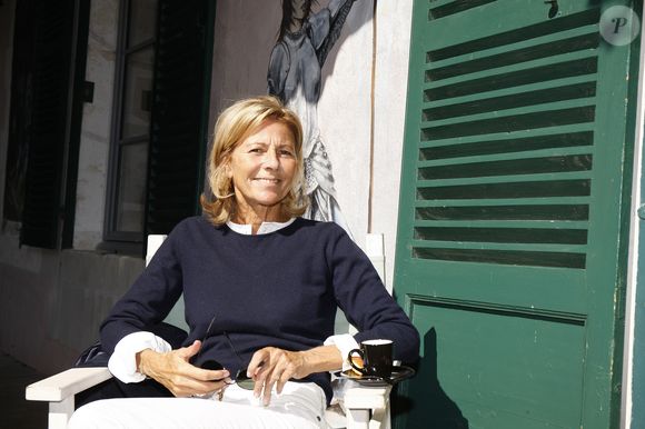 Claire Chazal - "Les écrivains chez Gonzague Saint Bris" - 1ère édition à Chanceaux-près-Loches, le 26 août 2018. © Cédric Perrin/Bestimage