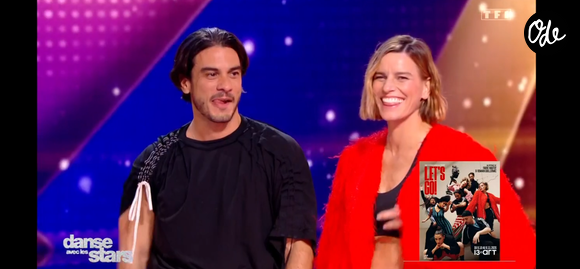 Fauve Hautot et son compagnon Romain Guillermic dans "Danse avec les stars" sur TF1 le 3 avril 2026.