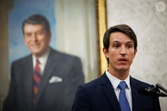 Le 19 mai 2025 : Alexandre Arnault à la Maison-Blanche à Washington DC aux États-Unis. Backgrid USA / Bestimage