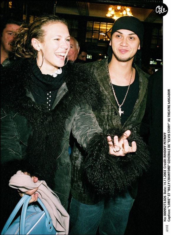 Lorie et Billy Crawford à la générale de "Elvis Story" au Théâtre Mogador le 14/11/2003.

Photo : BERTRAND RINDOFF PETROFF / BESTIMAGE