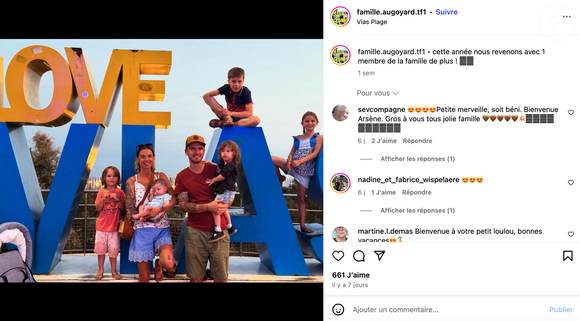 Leur fille Liv est atteinte du syndrome Prader-Willi, une maladie génétique rare provoquant un trouble de la croissance

La famille Augoyard sur Instagram.
Crédit : Instagram/famille.augoyard.tf1