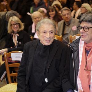 L'animateur de télévision français Michel Drucker lors d'une messe commémorative pour l'actrice française Brigitte Bardot à l'église Saint-Roch à Paris, le 28 janvier 2026. Photo par Nasser Berzane/ABACAPRESS.COM