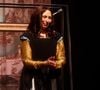 C'est grâce à l'émission qu'elle a trouvé l'amour.

Karina Marimon - Générale de la pièce "La Joconde parle enfin" écrite par L. Ruquier au théâtre de l'oeuvre à Paris, France, le 04 avril 2024. © Christophe Clovis / Bestimage