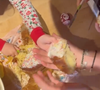 Meghan Markle a partagé une vidéo du brunch familial avec Archie et Lilibet dégustant ce gâteau.
Capture Instagram Meghan Markle