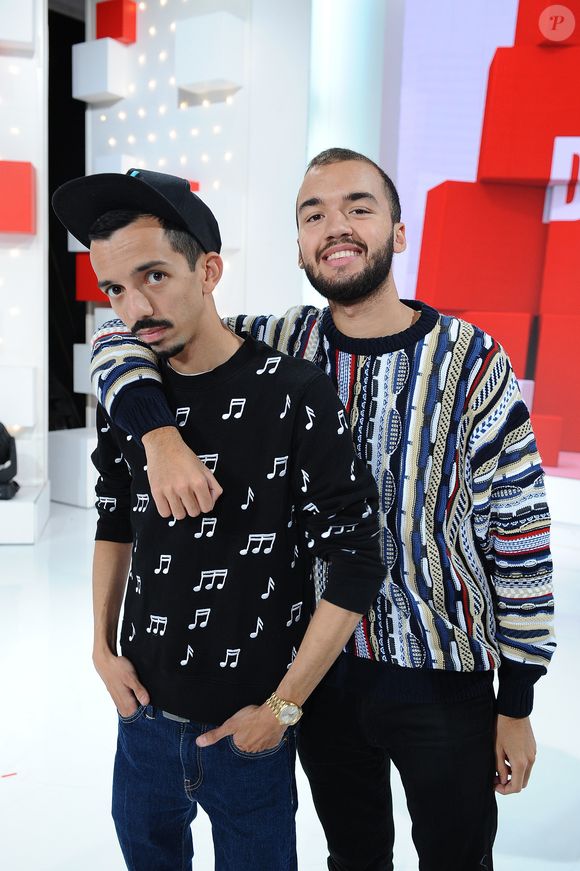 Exclusif - Bigflo et Oli (Florian et Olivio José Ordonez) - Enregistrement de l'émission "Vivement Dimanche prochain" au Studio Gabriel à Paris, présentée par M.Drucker et diffusée le 3 mars sur France 2. Le 20 février 2019
© Guillaume Gaffiot / Bestimage