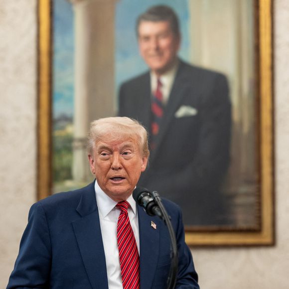 Le président américain Donald Trump à la Maison Blanche, à Washington le 7 mai 2025. (Credit Image: ? Molly Riley/White House/ZUMA Press Wire)