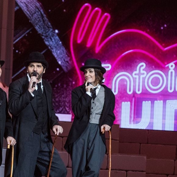 Frédéric Saint-Dizier, le responsable Enfoirés des Restos du Cœur, a également précisé : "L'intégralité des artistes est dans une démarche 100% bénévole"

Exclusif - Patrick Fiori à l'enregistrement de l'émission "Les enfoirés jouent le jeu", le 18 novembre 2019.

Photo : Cyril Moreau / Bestimage