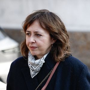 Valérie Bonneton aux funérailles de Bruno Salomone à l'église Sainte-Anne de Polangis à Joinville-le-Pont (Val-de-Marne) le 23 mars 2026.

© Cyril Moreau  Dominique Jacovides / Bestimage