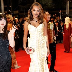 Indira Ampiot - Montée des marches du film " Diamond " lors du 79ème Festival International du Film de Cannes, le 19 mai 2026. © Jacovides-Moreau / Bestimage