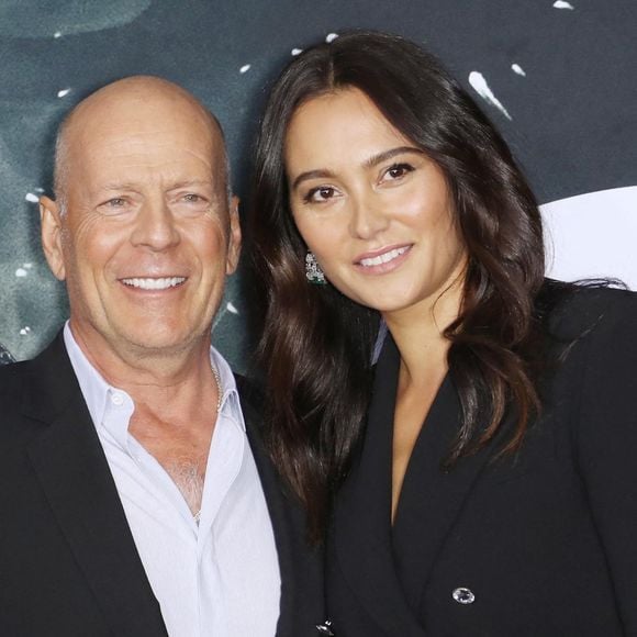 Bruce Willis, Emma Heming assistant à la première de "Glass" qui s'est tenue au SVA Theatre à New York City, NY, USA, le 15 janvier 2019. Photo John Nacion/Startraks/ABACAPRESS.COM