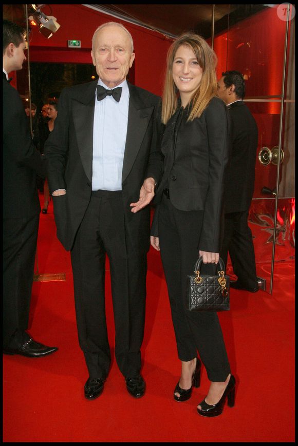 Jérôme Seydoux et sa fille Raphaëlla Riboud, à la 34e cérémonie des César au théâtre du Châtelet, en 2009 RINDOFF-BORDE / BESTIMAGE