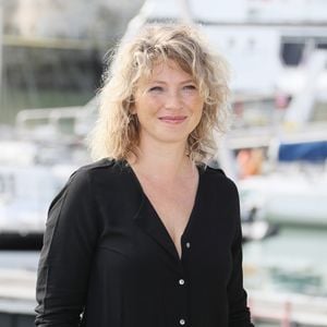 Thierry Godard et Cécile Bois - Photocall du téléfilm "Meurtre à Sarlat" lors de la 19ème édition du Festival de la Fiction TV de la Rochelle, France, le 16 septembre 2017. © Patrick Bernard/Bestimage