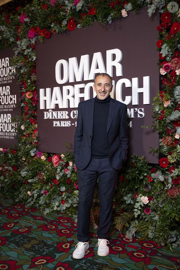 Elie Semoun au photocall de la soirée Omar Harfouch "Dîner chez Maxim's" à Paris le 9 octobre 2024.
Le dîner organisé par O.Harfouch était pour remercier les célébrités venues à son magnifique concert “Concerto pour la paix”, au théâtre des Champs Elysées le 18 septembre 2024.
O.Harfouch va partir pour une tournée mondiale du Concerto qui comprend le Vatican, l’Opéra de Dubaï et New York .

© Perusseau / Tribeca / Bestimage