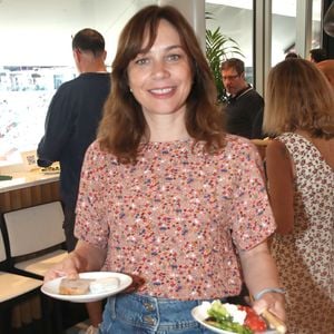Exclusif - Nathalie Péchalat au Déjeuner dans la loge de France Télévision lors des Internationaux de France de Tennis de Roland Garros 2026 - Jour 01 à Paris, France le 24 Mai 2026. © Bertrand Rindoff/Bestimage