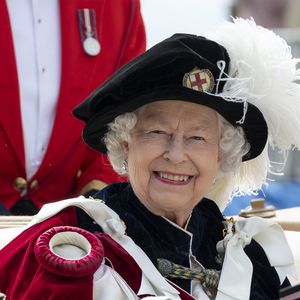 La reine Elizabeth II d’Angleterre lors de la cérémonie annuelle de l'Ordre de la Jarretière (Garter Service) au château de Windsor. Windsor, le 17 juin 2019. AGENCE / BESTIMAGE
