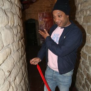 Exclusif - Doc Gynéco a assisté au spectacle de Nathalie Boileau "Nathalie Boileau donne tout" au théâtre du gymnase à Paris le 5 mai 2022.