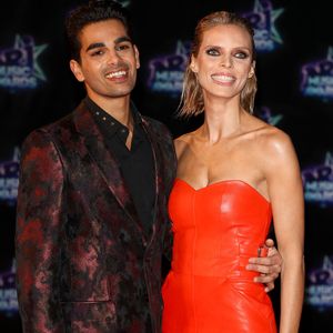 Christophe Licata et Sylvie Tellier arrivant aux Nrj Music Awards 2016 au Palais des Festivals, Cannes, France le 12 novembre 2016. Photo by ShootPix/ABACAPRESS.COM