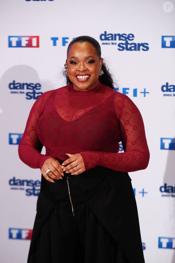 Mel Charlot - Photocall du lancement de la saison 2025 de l'émission "Danse avec les stars" (DALS) au siège de  TF1 à Boulogne-Billancourt le 16 janvier 2025. © Christophe Clovis / Bestimage