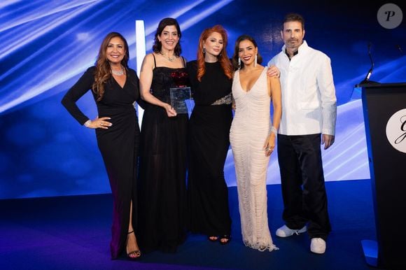 Exclusif - Maria Bravo, Nathalie Rayes,Ellie Greenberg, Eva Longoria, Richard Orlinski - Global Gift Gala Paris à l'hôtel Four Seasons George V à Paris le 8 novembre 2025. © Cyril Moreau/Bestimage