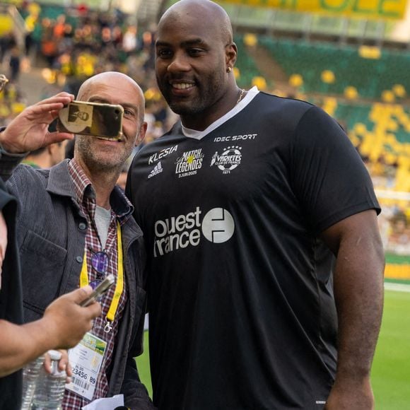 Teddy Riner - Match des Légendes du Variétés Club de France contre le FC Nantes au profit du Secours Populaire au stade de la Beaujoire à Nantes le 3 juin 2025.  © Martin Bousseau/Bestimage