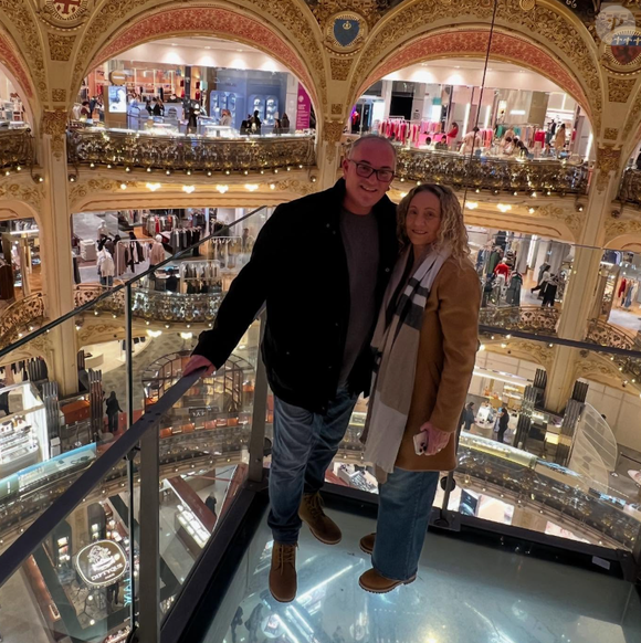 Adrian Traverso de "Mariés au premier regard" avec son épouse Angela - Instagram