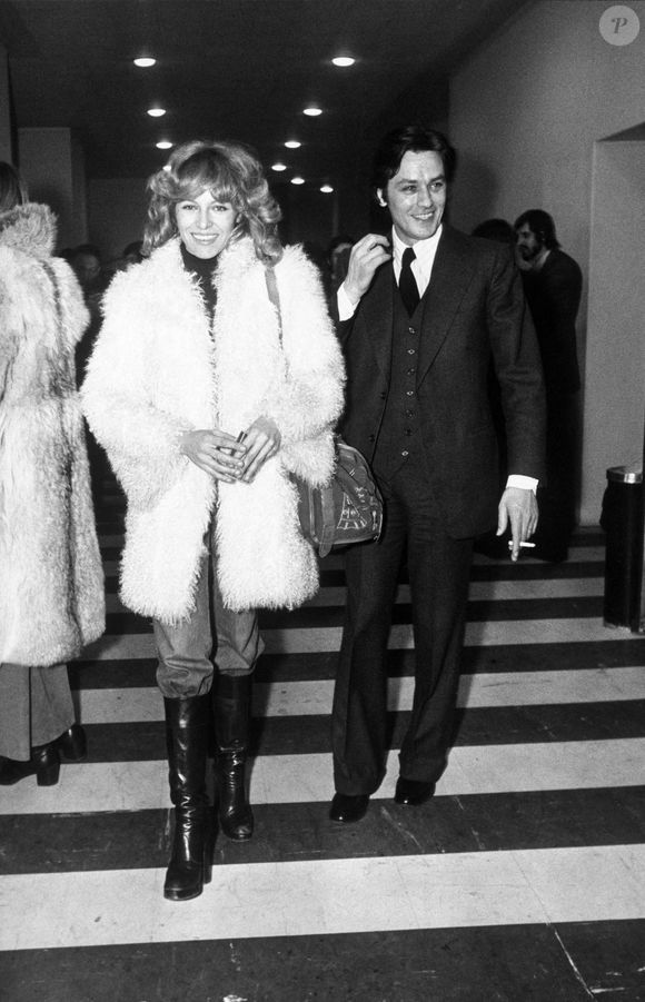Alain et Nathalie Delon dans les années 70. ©Photo par DPA/ABACAPRESS.COM