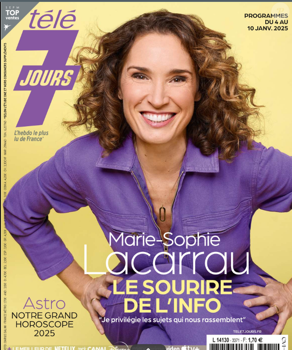 Couverture du magazine "Télé 7 Jours" du 30 décembre 2024