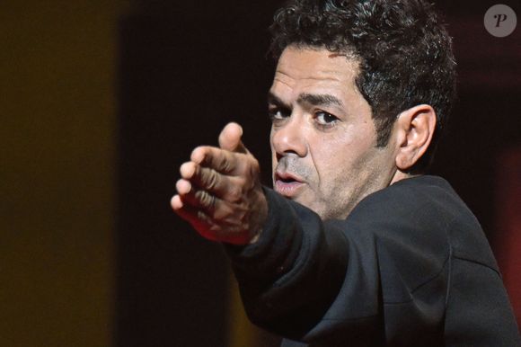 Jamel Debbouze présente les humoristes du Jamel Comedy Club sur la scène du palais Nikaia à Nice, le 27 février 2025. Se sont succédés Antek, Doully, I.Djadel, J.Santini, Nordine Ganso, R.Harjane et Kino en première partie.
© Bruno Bebert / Bestimage