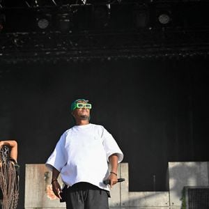 Soprano se produit lors de la Fête de l'Humanité au Plessis-Pâté / Bretigny-sur-Orge, en France, le 13 septembre 2026. Photo de Christophe Meng / ABACAPRESS.COM