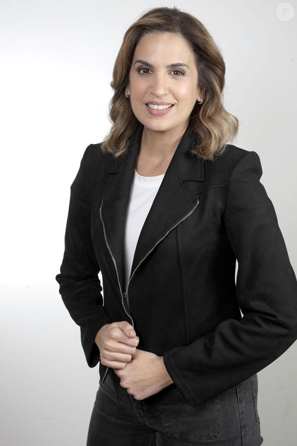 Exclusif - Portraits de Sonia Mabrouk lors de l'enregistrement de l'émission "Chez Jordan de Luxe" à Paris le 16 octobre 2024.  |Exclusif - Portraits de Sonia Mabrouk lors de l'enregistrement de l'émission "Chez Jordan de Luxe" à Paris