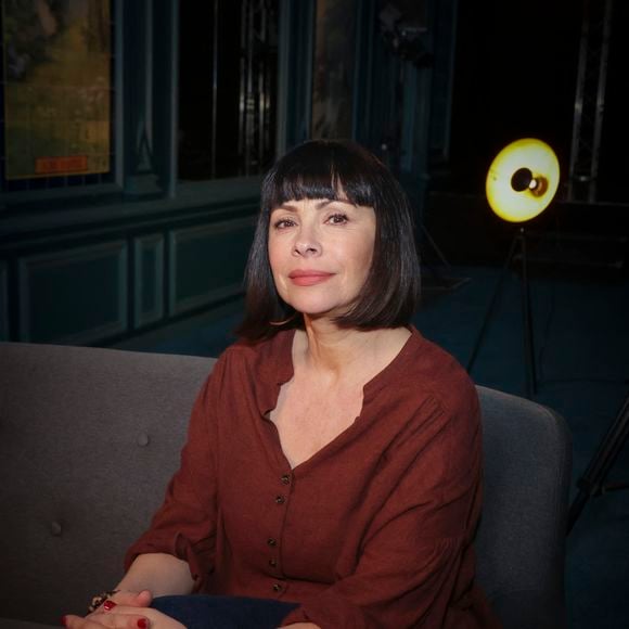 Exclusif - Mathilda May - Enregistrement de l'émission "OlympiaScope", présentée par B.Montiel et diffusée le 4 septembre sur Olympia TV, une chaîne du groupe Canal+ et en replay sur myCANAL. Le 23 avril 2024 © Jack Tribeca / Bestimage